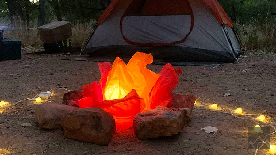 Safe No-Fire Campfire